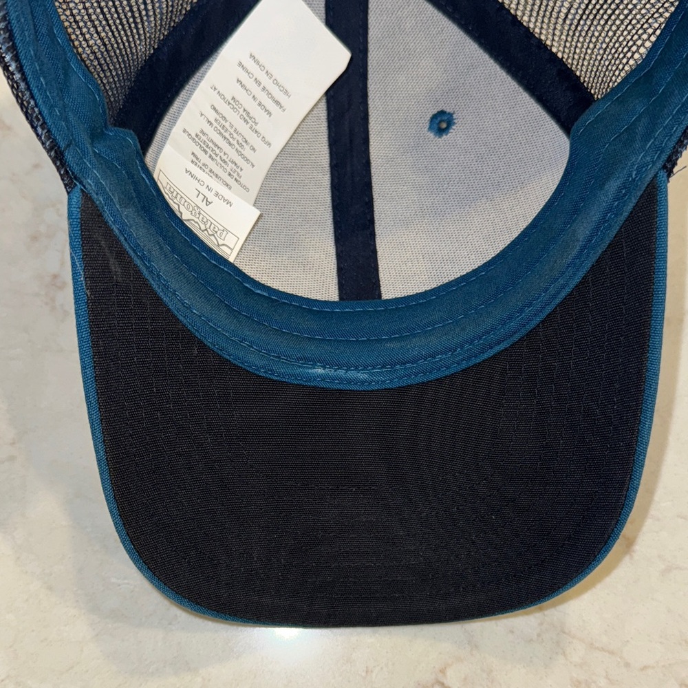 Patagonia Teal and Navy Trucker Hat - Picture 6 of 8